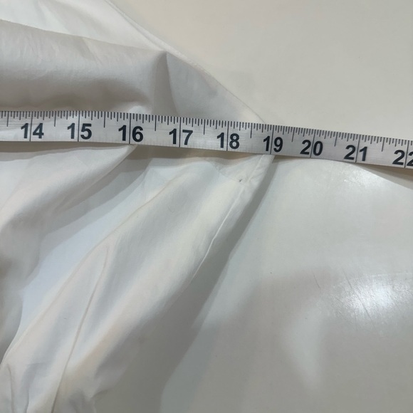 MICHAEL Michael Kors Chain Halter Optic White Cotton Tier Lawn Midi Dress SZ XS - Picture 11 of 17